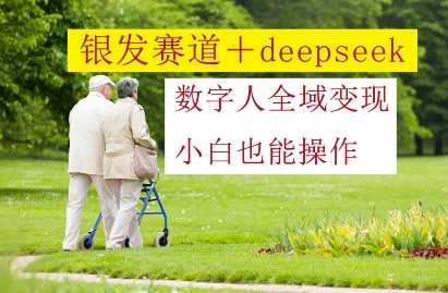 银发赛道+deepseek数字人全域变现，小白也能操作_孤风隐库