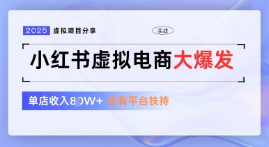 小红书虚拟电商项目，平台大力免费流量扶持，低门槛1拖3玩法_孤风隐库