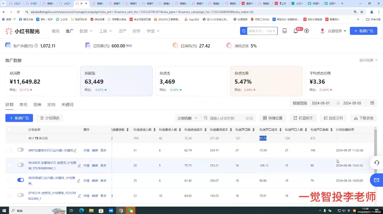 李老师·小红书运营投流，0基础实战教学_孤风隐库